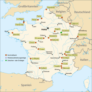 Kernkraftwerke in Frankreich