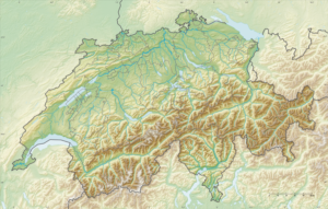 Karte der Atomkraftwerke in der Schweiz